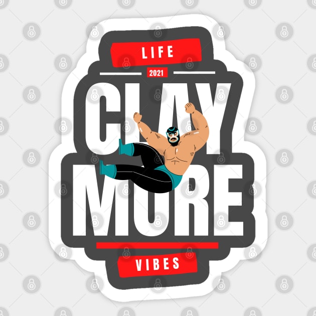 Claymore kick,wwe Sticker by district28